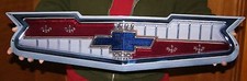 1956-1957 GM Chevrolet V8 Hood Emblem Metal Sign 30