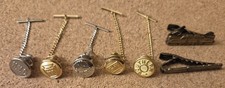 Vintage Railroad Jewelry Lot PRR NYC Union Pacific GG1 Steam Button Tie Clip... picture