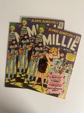 Millie The Model #135  1965  1st Gears Beatles Band  - Marvel Comics - Lot of 3 picture