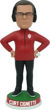 Curt Cignetti Indiana Hoosiers Football Coach Standing Bobblehead NCAA picture