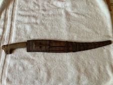 Antique Filipino Talibon Knife Dagger Philippines Visayan Blade & Sheath picture