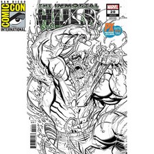 SDCC 2019 Comic Con Marvel Immortal Hulk #20 B&W Variant Cover LE 4000 picture