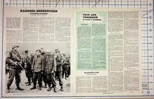 1944 Collier's Magazine Page WWII Normandy German POWs Martha Gellhorn picture
