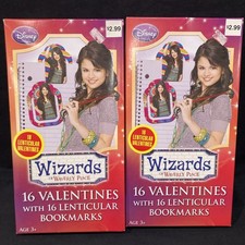Disney Wizards Of Waverly Place Valentines 16 Cards & Lenticular Bookmarks New picture