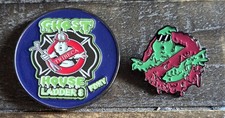 Ladder8 Tribeca New York Fire Department Ghost Busters Challenge Coin FDNY & Pin picture