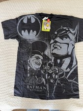 Vintage 1992 Batman Returns All Over Print T-Shirt SSI Size Large NWT USA picture