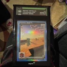 Panini 2024 Minecraft Crafting Chronicles Diamond Creeper Gunpowder #88 05/10 picture