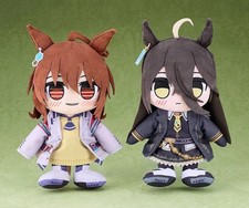 Umamusume Manhattan Cafe & Agnes Tachyon Kuripan Plush Doll Set H 6.7 in PSL picture