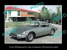 8x6 HISTORIC PHOTO OF FERRARI 400 SUPERAMERICA 1962 COUPE LAUNCH PRESS PHOTO 1 picture