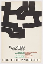 EDUARDO CHILLIDA Original Vintage Poster Lithograph Art Print Spanish Artist picture