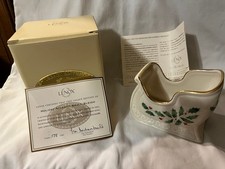 Vintage Lenox Holiday Accent Small Sled New COA Legacy Ed. #578 24 K Gold USA picture