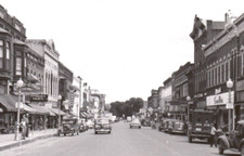 Main St Maquoketa Iowa RPPC Postcard N 365 Drews Firestone Coca Cola Browning picture