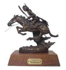 Frederic Remington Cheyenne Bronze Sculpture picture