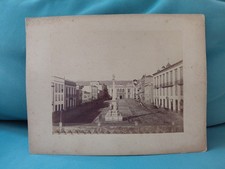 Antique Albumen Photo Constitution Square Tenerife Attrib. J.E. Puig picture