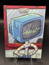 2025 Topps Chrome Spongebob Karen 1/1 Sketch Card picture