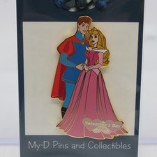 A5 Disney Auctions LE Pin Valentine's Day 2002 Sleeping Beauty Aurora Phillip picture