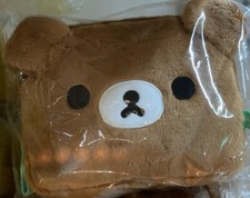 San-X Character Rilakkuma Plush Multi Case Chairoikoguma Cosmetic Pouch New picture