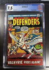 Defenders #4, CGC  7.5 CGC VF-;  1st Appearance Valkyrie picture