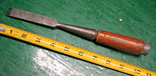 SAMSON    UNION  HARDWARE  BEVEL WOOD  CHISEL  11/16'' CUTTING  EDGE VINT. ORIG. picture
