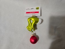 Hallmark The Grinch's Hand Holding Red Ornament - New With Tag picture