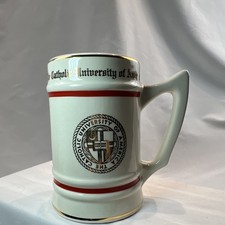 Catholic University of America CUA Seal Ceramic Stein Mug D.C. Brewing Co picture