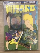 GEM MINT - 1993 Wizard Magazine #30 BEAVIS AND BUTTHEAD MTV Acetate Insert Card picture