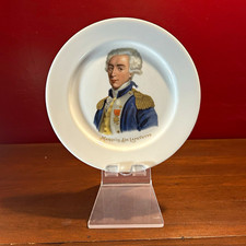 US Bicentennial Vintage Plate — Marquis de Lafayette — 1970s picture