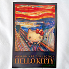 Hello Kitty Munch : The Scream Post Card MUSEUM ART COLLECTION Sanrio  Munch picture