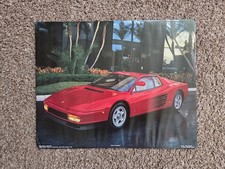 Ferrari Testarossa Vintage Poster picture