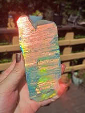 Raw Rainbow Aura Quartz With Red picture