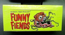 2019 FUNNY FIENDS 24 pack TRADING CARDS 1 SEALED BOX  ALA TOPPS UGLY STICKERS picture