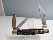 VINTAGE HEN & ROOSTER SOLINGEN GERMANY 373 0-CB 3 BLADE WHITTLER POCKET KNIFE picture