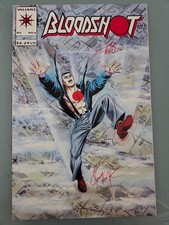 BLOODSHOT #6 (1992) VALIANT COMICS 1ST APPEARANCE NINJAK SIGNED DON PERLIN+ picture