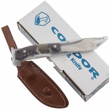 Condor Mountaineer Trail Fixed Blade Knife Cord Wrapped Walnut Handle Full Tang picture