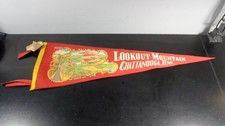 1941 LOOKOUT MOUNTAIN CHATTANOOGA TENN. TN. SOUV 3 SCENE FELT PENNANT 30