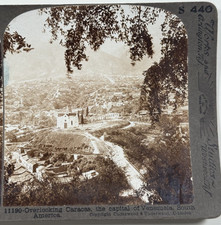 Overlooking Caracas, The Capital of Venezuela, South America Stereoview Card picture