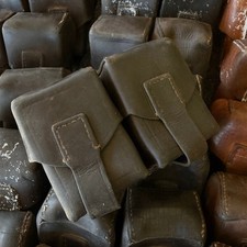 Yugo Leather Ammo Pouch Dual Cell for Yugoslavian Military M24; M48 Mauser rifle picture