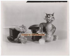 TOM & JERRY PHOTO #1 COVENTRY Ware FIGURE 1940s MGM FILE COPY Top Hat CIGARETTE picture