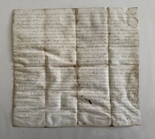Thomas Lee Signed 1743 Document picture