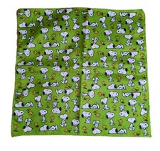 Peanuts Snoopy & Woodstock Green Large Bandana 20