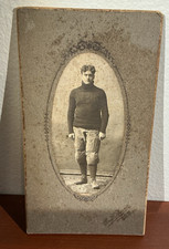 Antique Ralph Hunt Hebron Academy Football Photo Harry Plummer Maine c1900 picture