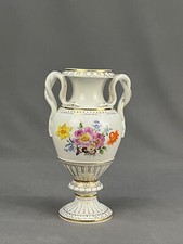 Antique Meissen Neoclassical Hand-Painted Floral 8 3/4