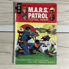 MARS Patrol Total War #7 1968 Gold Key Silver Age The Death Wind Comic picture