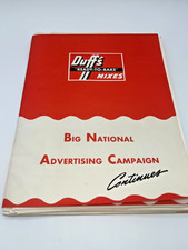 Vintage 1940's Duff's Big National Advertisign Campaign Salesman Binder Ephemera picture