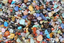 10 lb Assorted Tumbled Stones SMALL: CRAZY CHEAP Bulk Lot Mixed Crystals picture