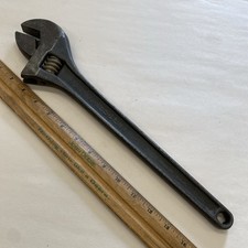 CRESCENT USA Made, 15” Adjustable Industrial Black Oxide AT-115 Wrench, M1090 picture