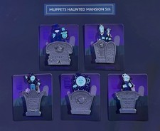 CONFIRMED WDI MOG Muppets 5 Year Anniversary Haunted Mansion Complete 5 Pin Set picture