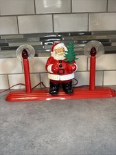 Vintage 1940's Royal Electric 725 Christmas Santa & Candles Display -  picture