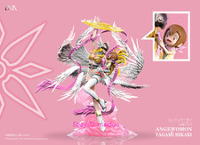 Angewomon Yagami Hikari Resin DMX Studio Digimon Figurine 26cm Presale picture
