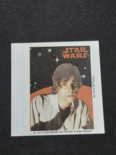 1977-78 Topps STAR WARS Sugar-Free Gum Wrapper Pin-Up Luke Skywalker #45 picture
